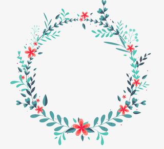 花圈花环卡通免抠