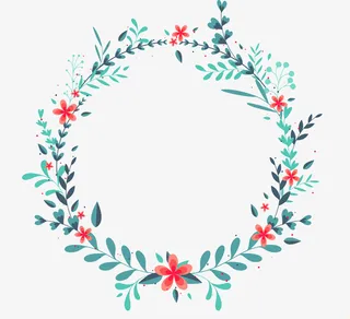 花圈花环卡通免抠