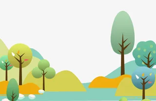 唯美小清新绿色春天背景