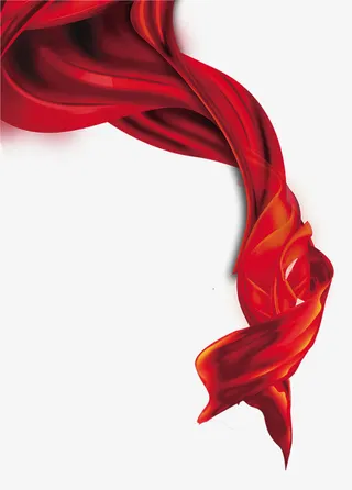 扭转的绸带免抠