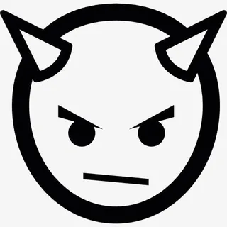 邪恶的表情图标免抠