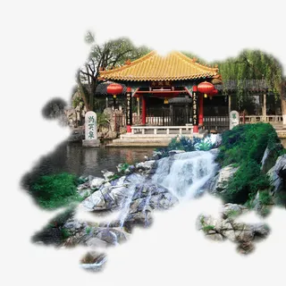 济南风景建筑免抠