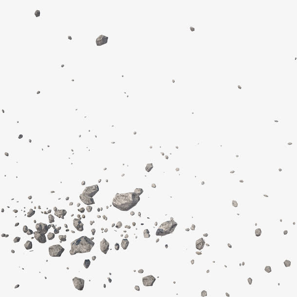 碎烂石子免抠