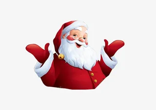 圣诞大胡子老人免抠