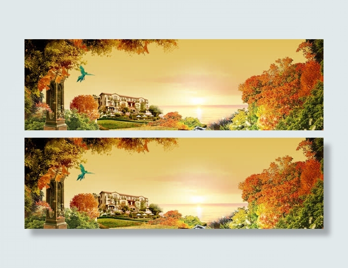 欧美男装banner背景