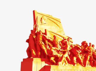 建党节红色文化主题插画免抠装饰生活用品元素