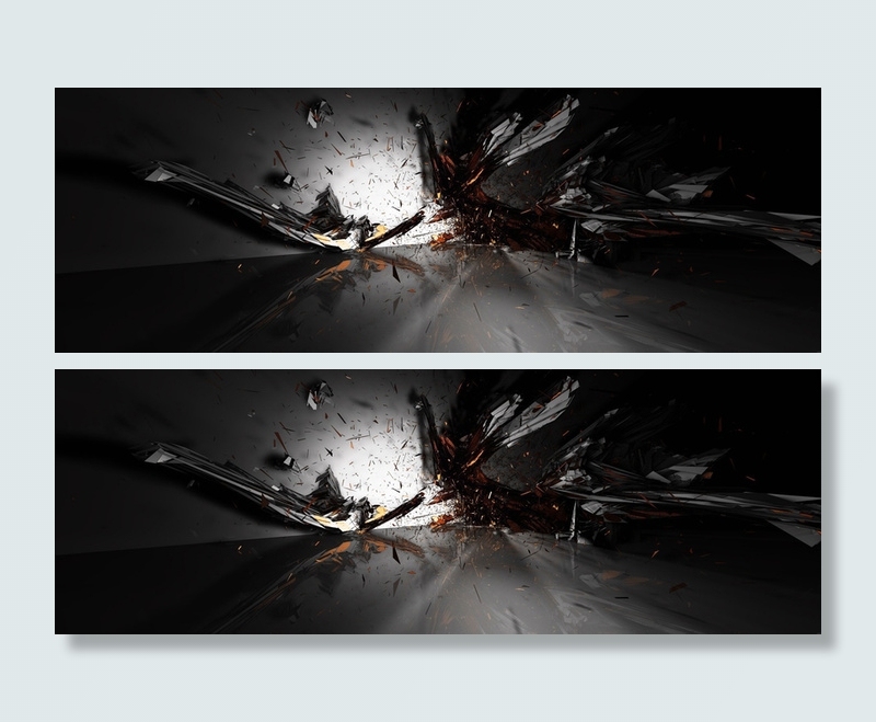 黑色炫酷背景banner高清