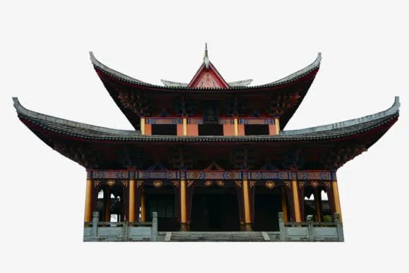 古代建筑大殿装饰免抠