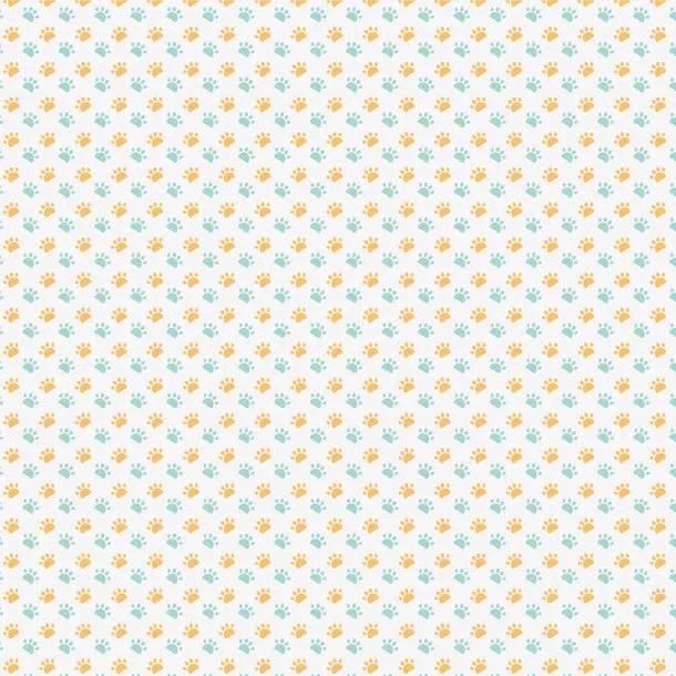 卡通小清新猫爪印矢量图免抠