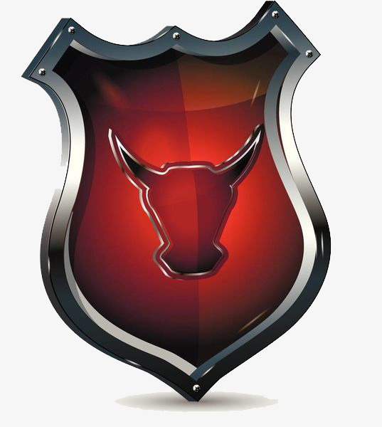 免抠渐变公牛logo免抠