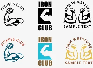 肌肉力量图标合集矢量免抠