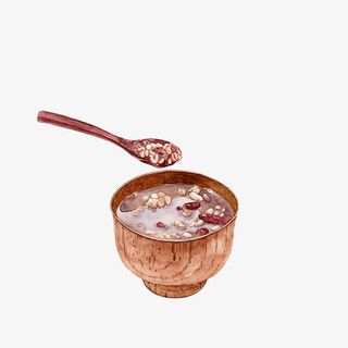 腊八粥实物免抠