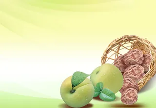 杏梅子海报背景素材高清