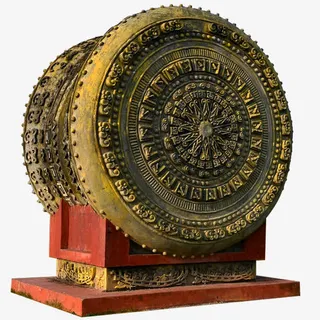 古代铜鼓摆件免抠 古代铜鼓摆件免抠