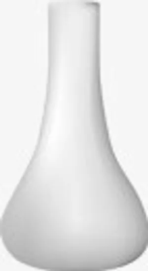 白色卡通手绘花瓶免抠