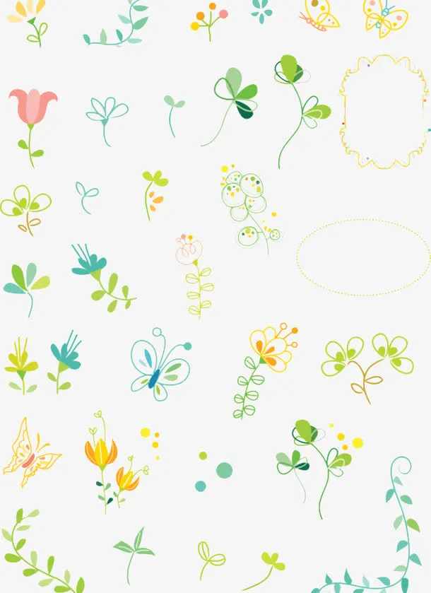 花纹素材设计素材免抠
