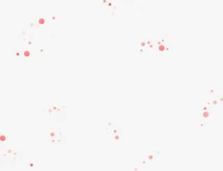 红色漂浮圆点免抠