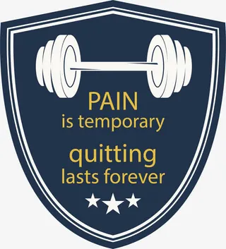 蓝色盾牌标签免抠