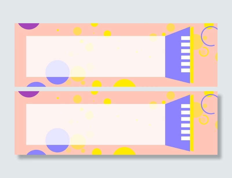 时尚简约几何图形海报banner高清