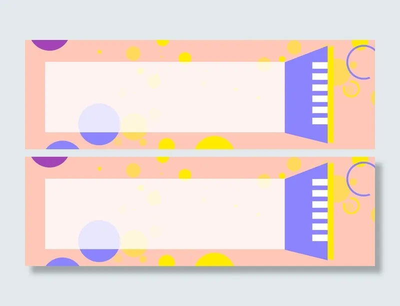 时尚简约几何图形海报banner高清