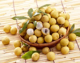 清新春季水果一篮子龙眼免抠