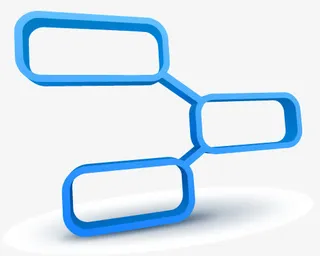 立体图形  边框 方框 矢量图免抠