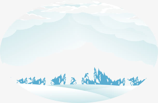 雪景冬天免抠