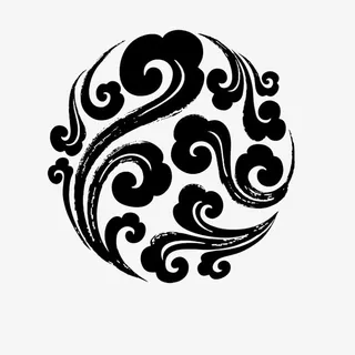 古典中国风传统祥云元素免抠