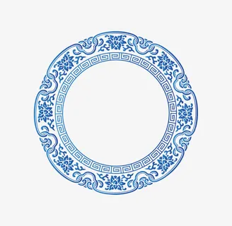 中国风盘子免抠