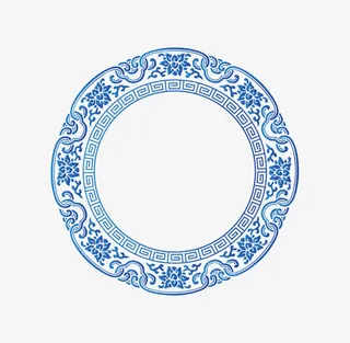 中国风盘子免抠