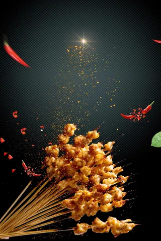 美食烧烤撸串大排档PSD素材高清