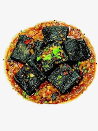 黑色臭豆腐免抠