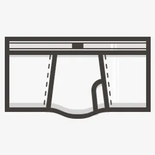 一条白色的内裤免抠