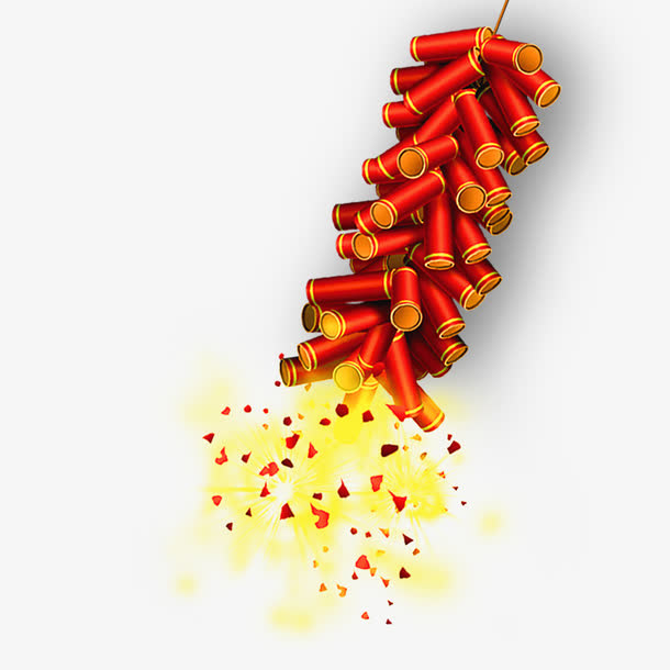 烟花爆竹素材免抠