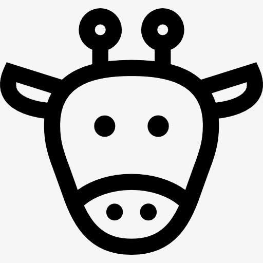 长颈鹿图标免抠