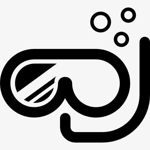 潜水面罩图标免抠