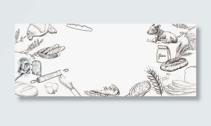 五谷杂粮边框纹理免抠