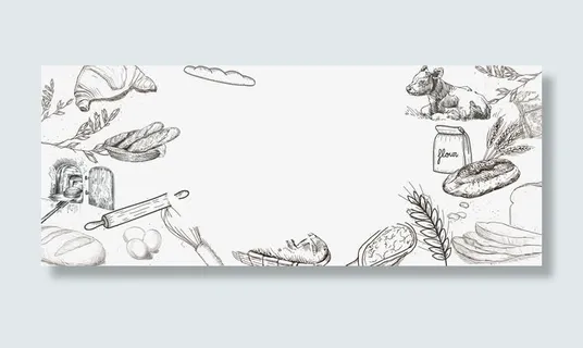 五谷杂粮边框纹理免抠