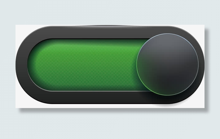 绿色滑动条免抠