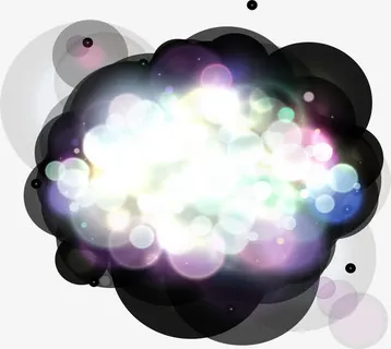 梦幻灯光效果元素免抠