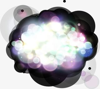 梦幻灯光效果元素免抠