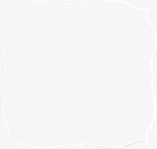 情人节白色描边素材免抠