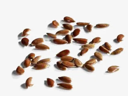 散落的亚麻籽免抠