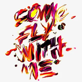 彩色油漆英文字母免抠