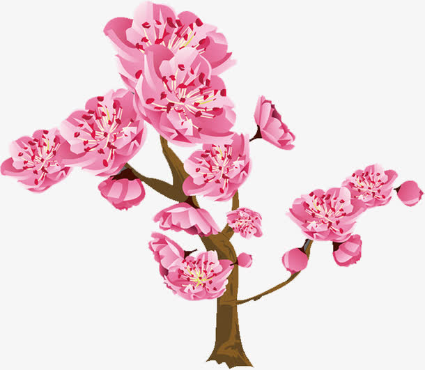 桃花免抠