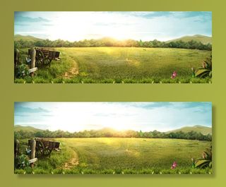 青青的草原蓝天高清