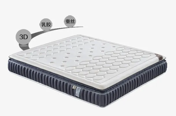 先进乳胶材质床垫素材免抠