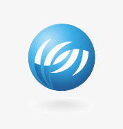 创意蓝色图形免抠