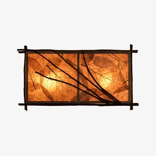 树枝壁灯 东南亚卧室床头灯 艺免抠