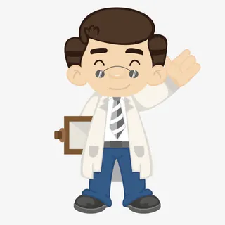 卡通医生形象免抠